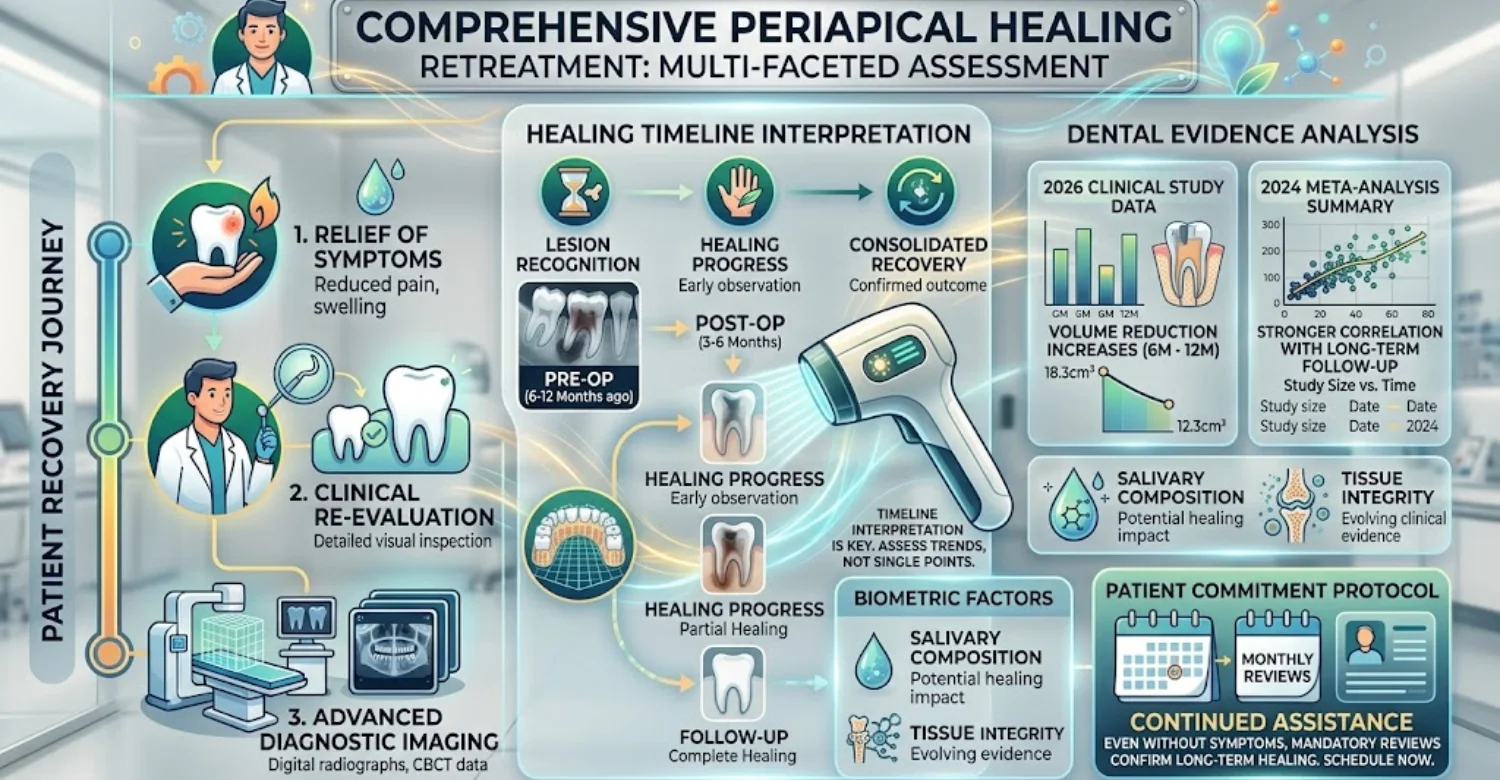 Salivary Viscosity and Root Canal Retreatment Healing infographic